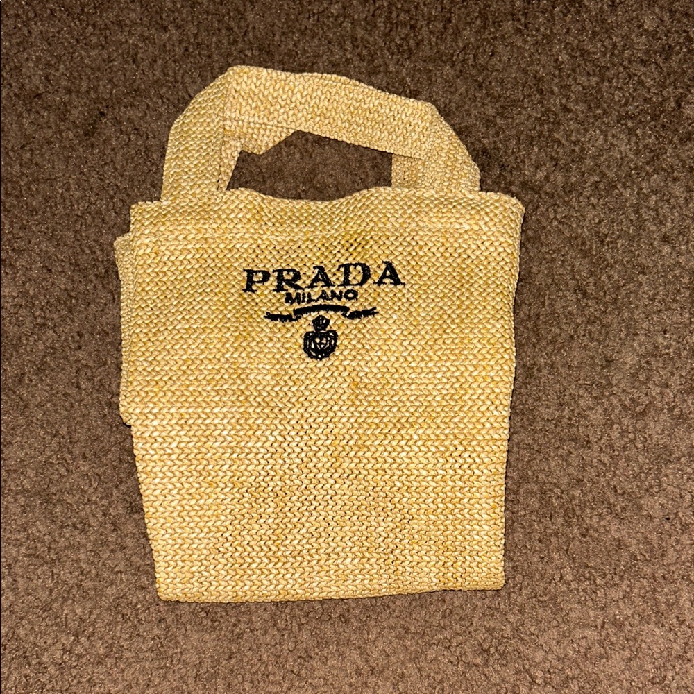 Authentic New Prada Milano GWP Beach Tote/ Tote Bag with Gift Box - Picture 1 of 5